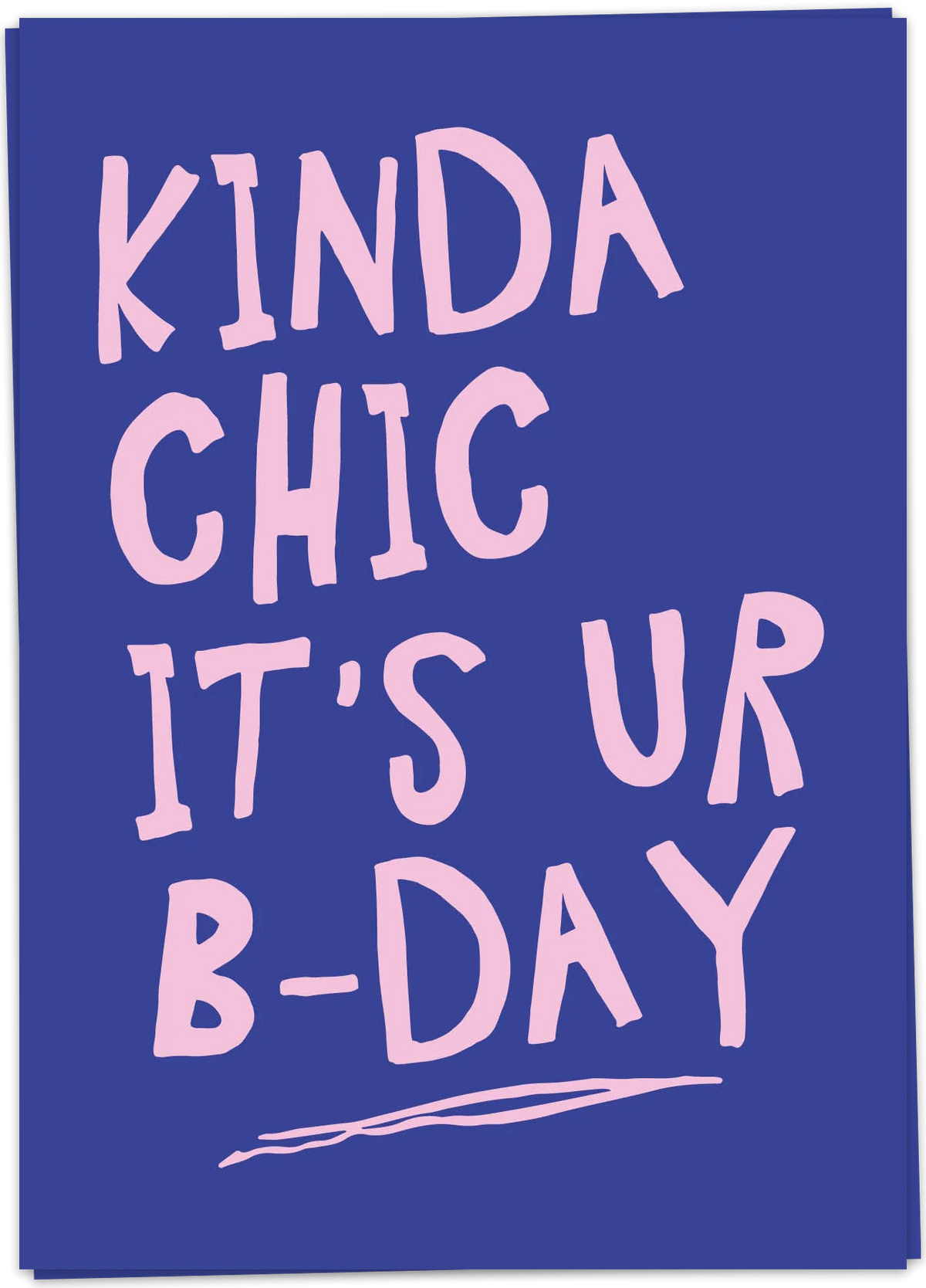 Kinda chic - Kaart Blanche