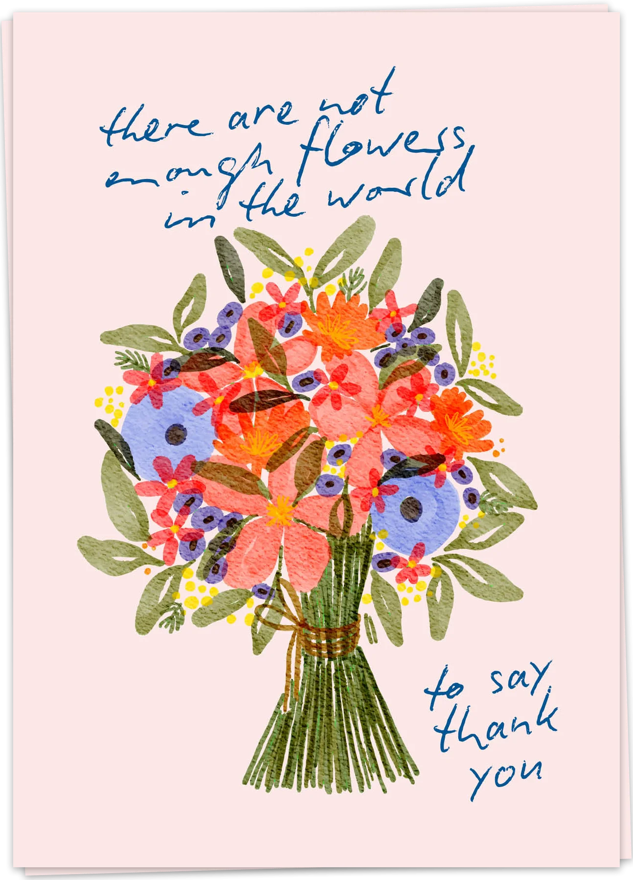 Thank you flowers - Kaart Blanche