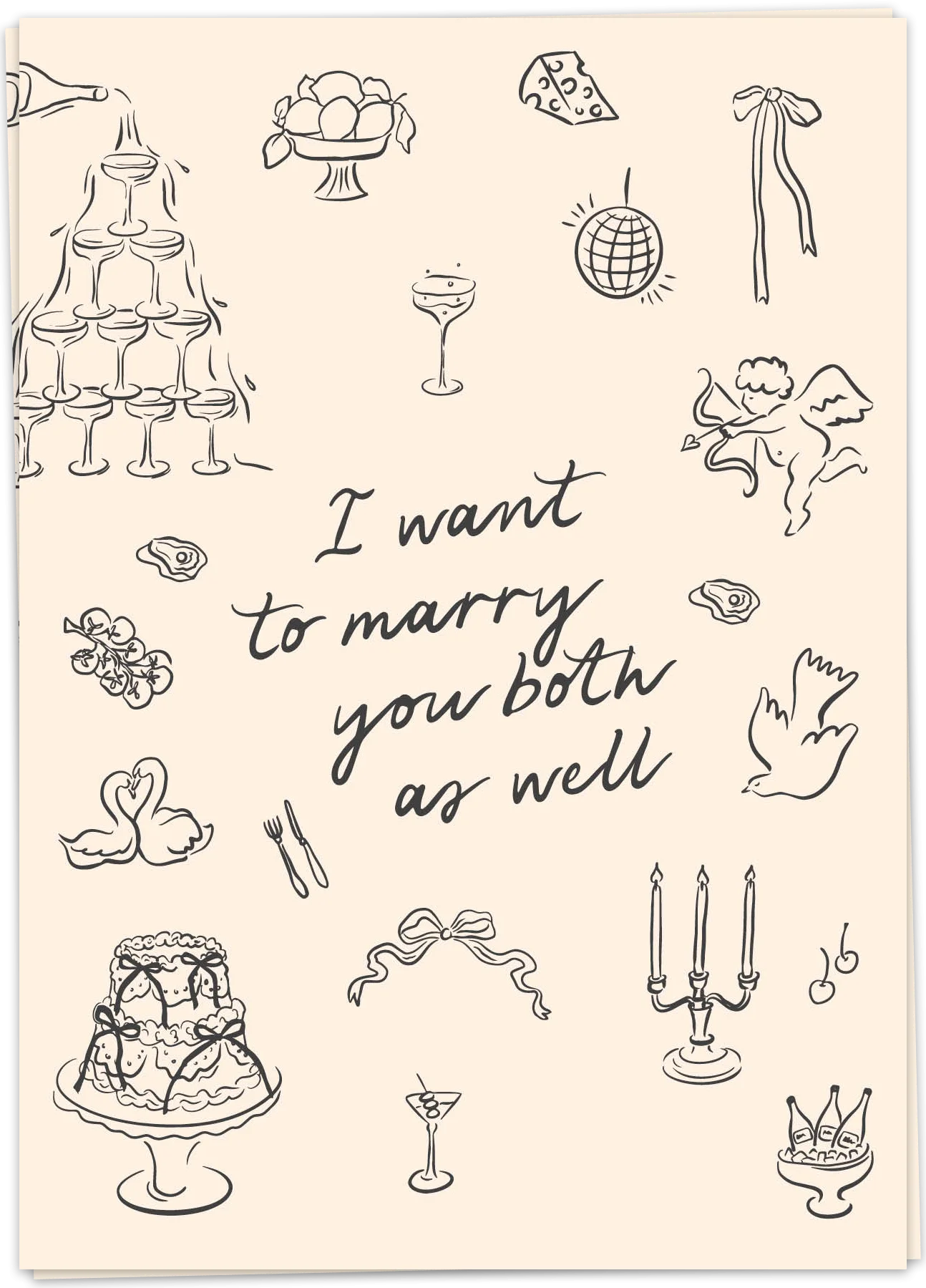 Marry you both - Kaart Blanche