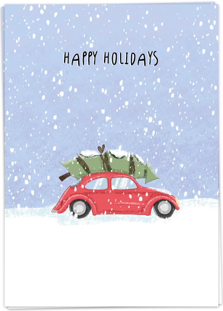 Happy Holidays - Kaart Blanche