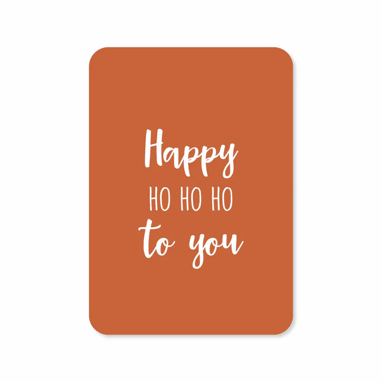 Kaartje Happy ho ho ho