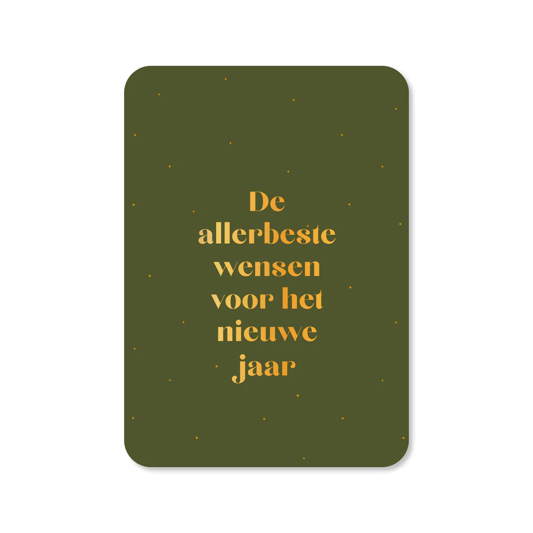 Kaartje De allerbeste wensen