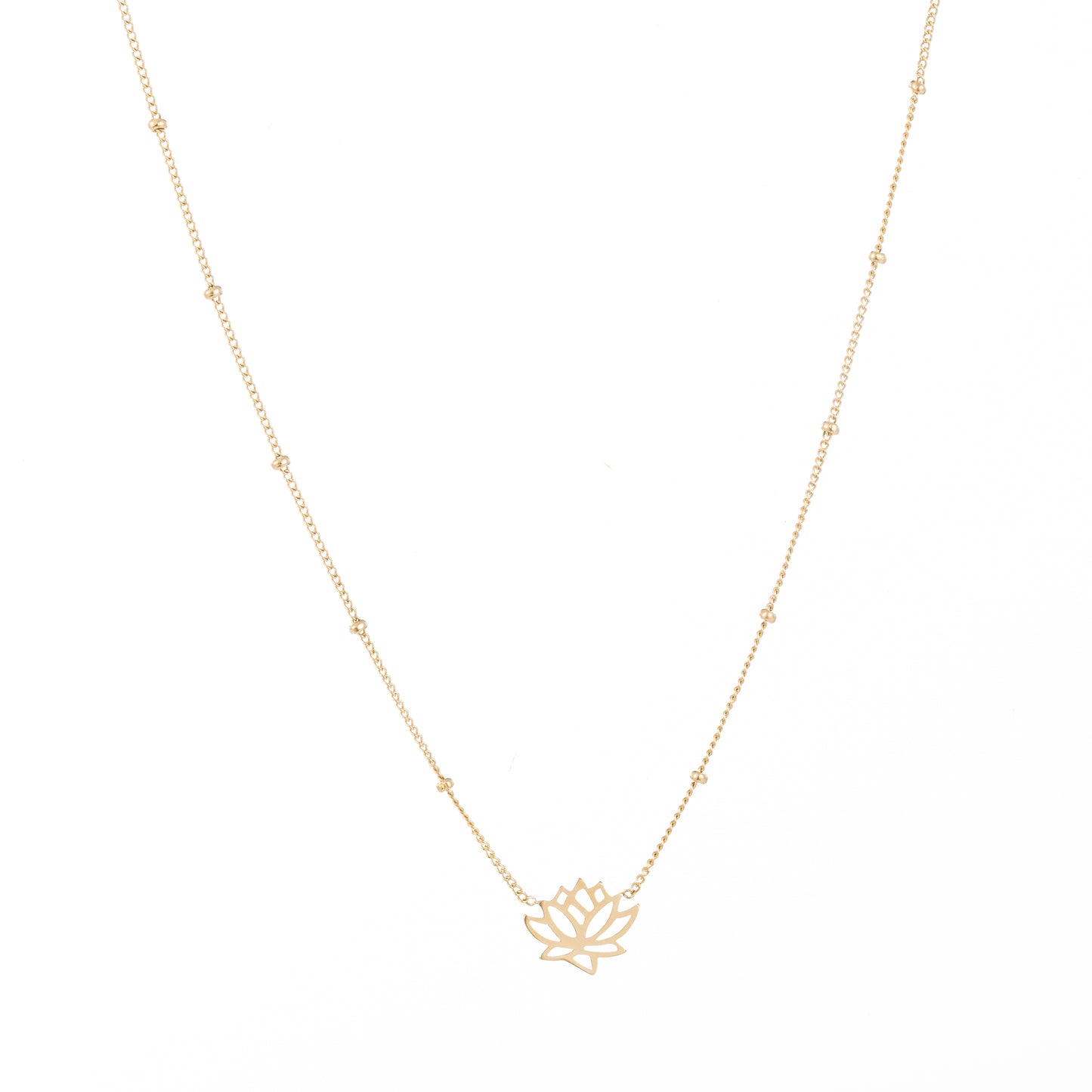 Ketting Lotus goud