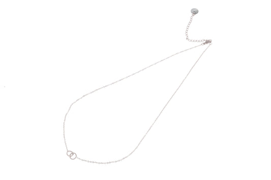 Ketting Double Circle zilver