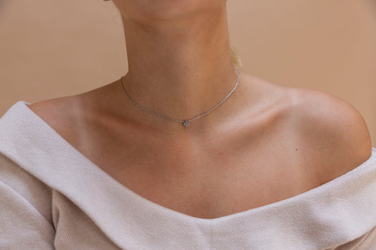 Ketting Clover zilver