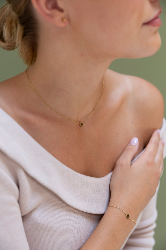 Ketting Clover goud
