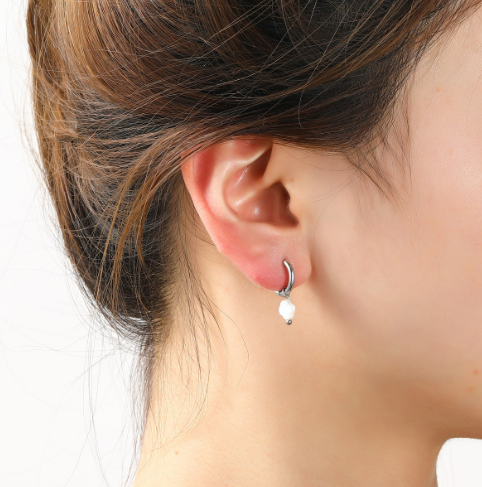 Oorbellen Mother of Pearl zilver