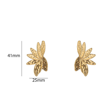 Oorbellen Half Palm Tree