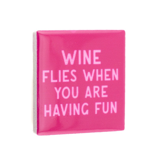 Magneettegeltje Wine flies