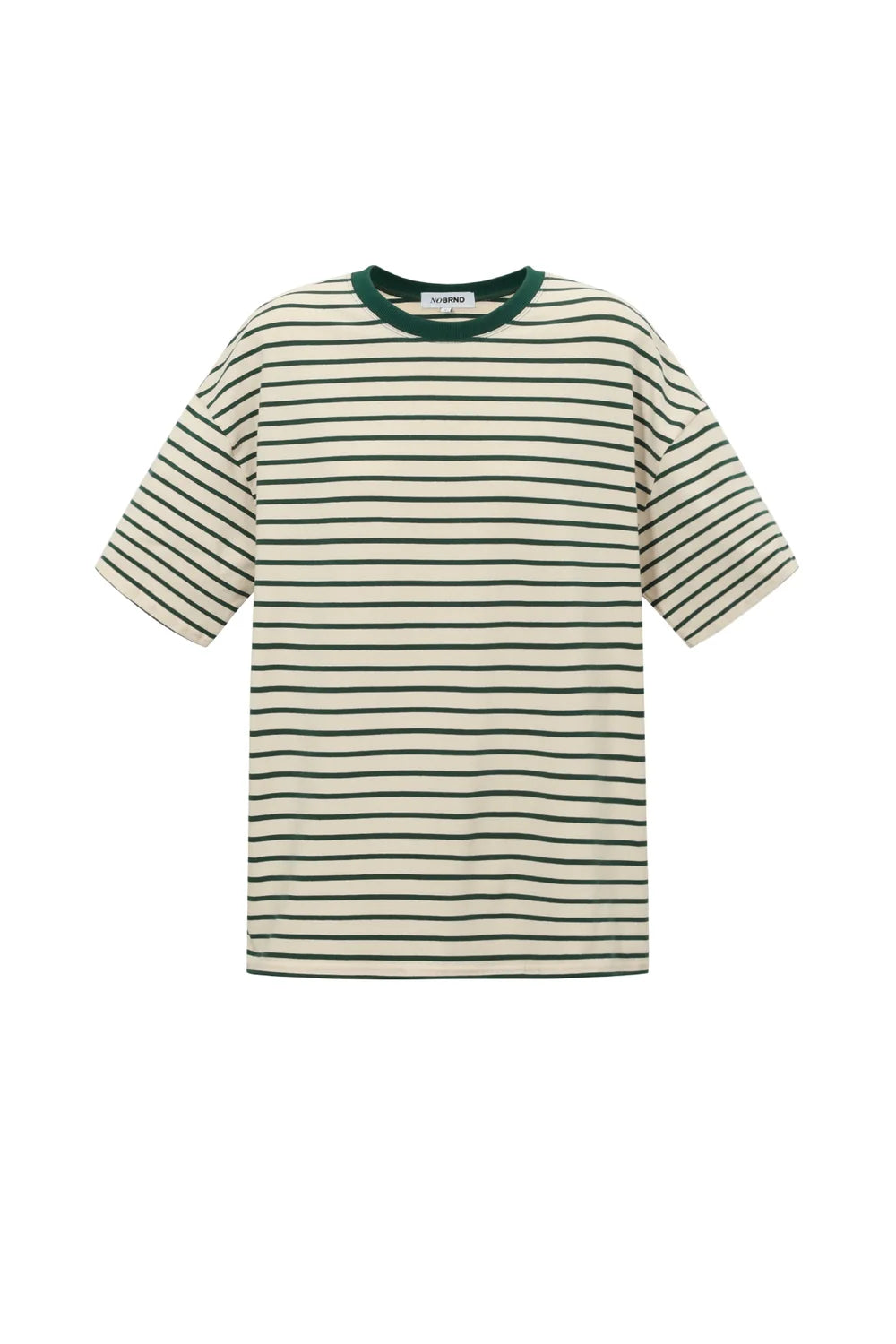 T-shirt streepjes groen