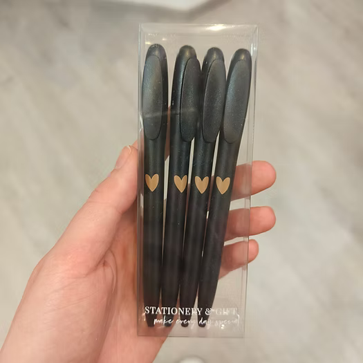 Set stylo's zwart