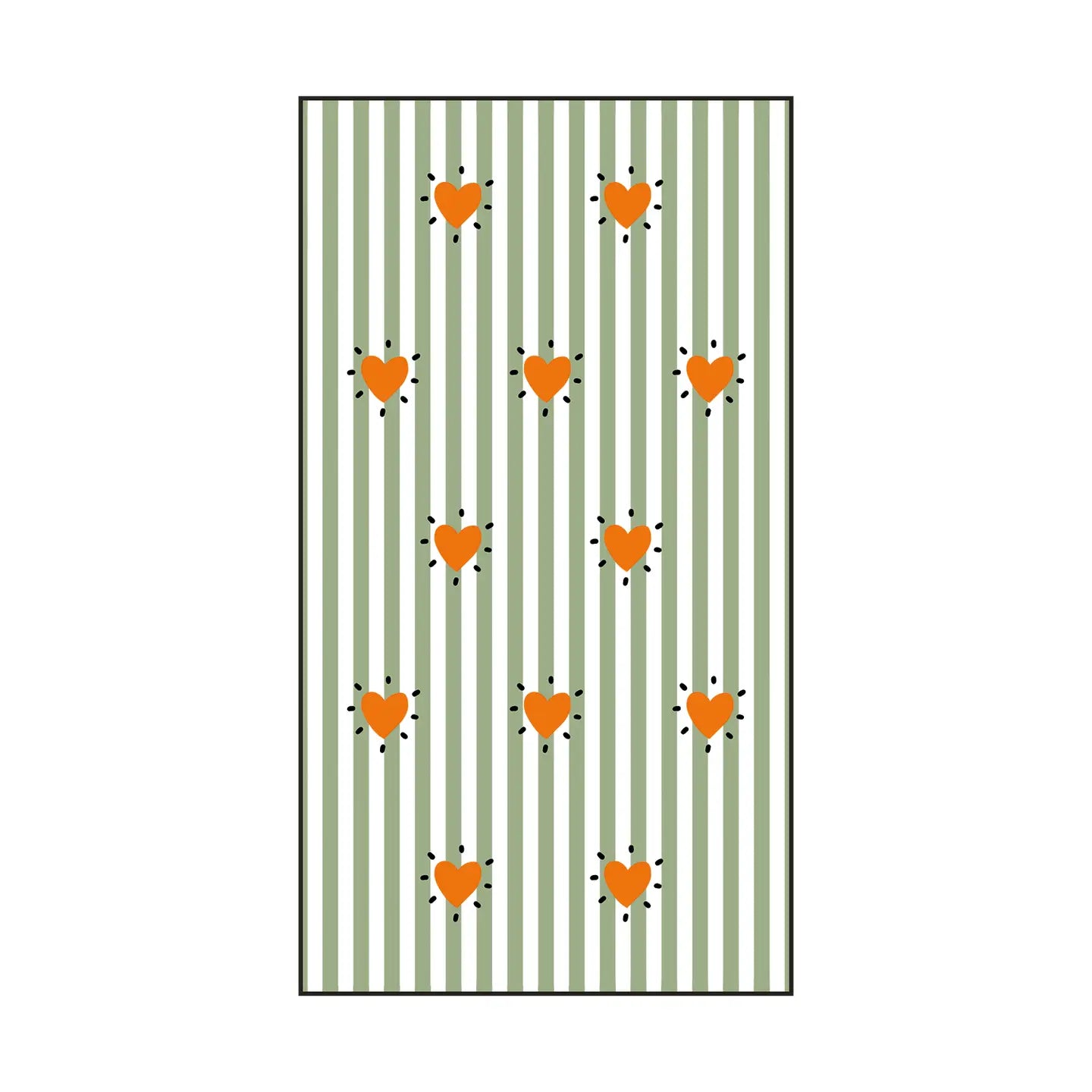 Servetten Streepjes & hartjes
