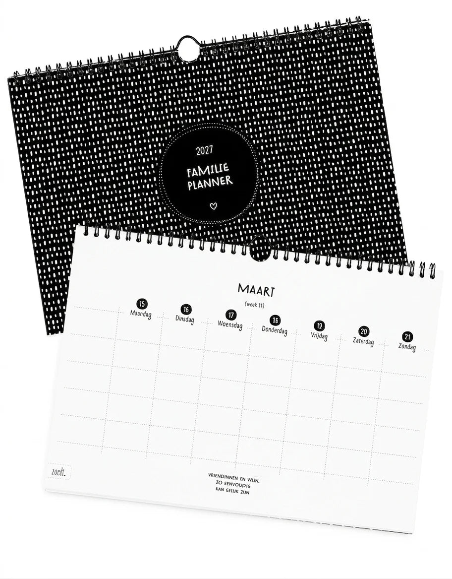 Familieplanner 2027 - Zoedt