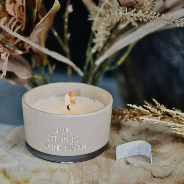 Geurkaars Flesje Geluk