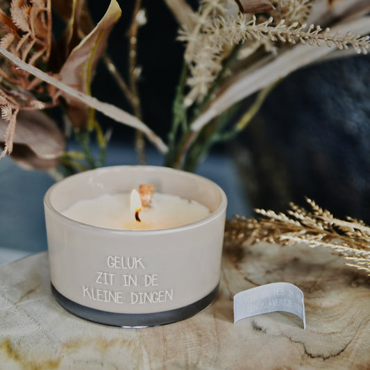 Geurkaars Flesje Geluk