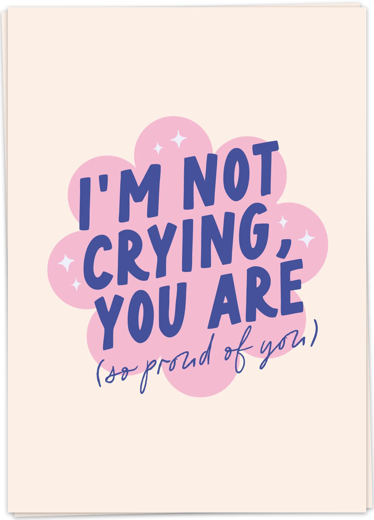 Not crying - Kaart Blanche