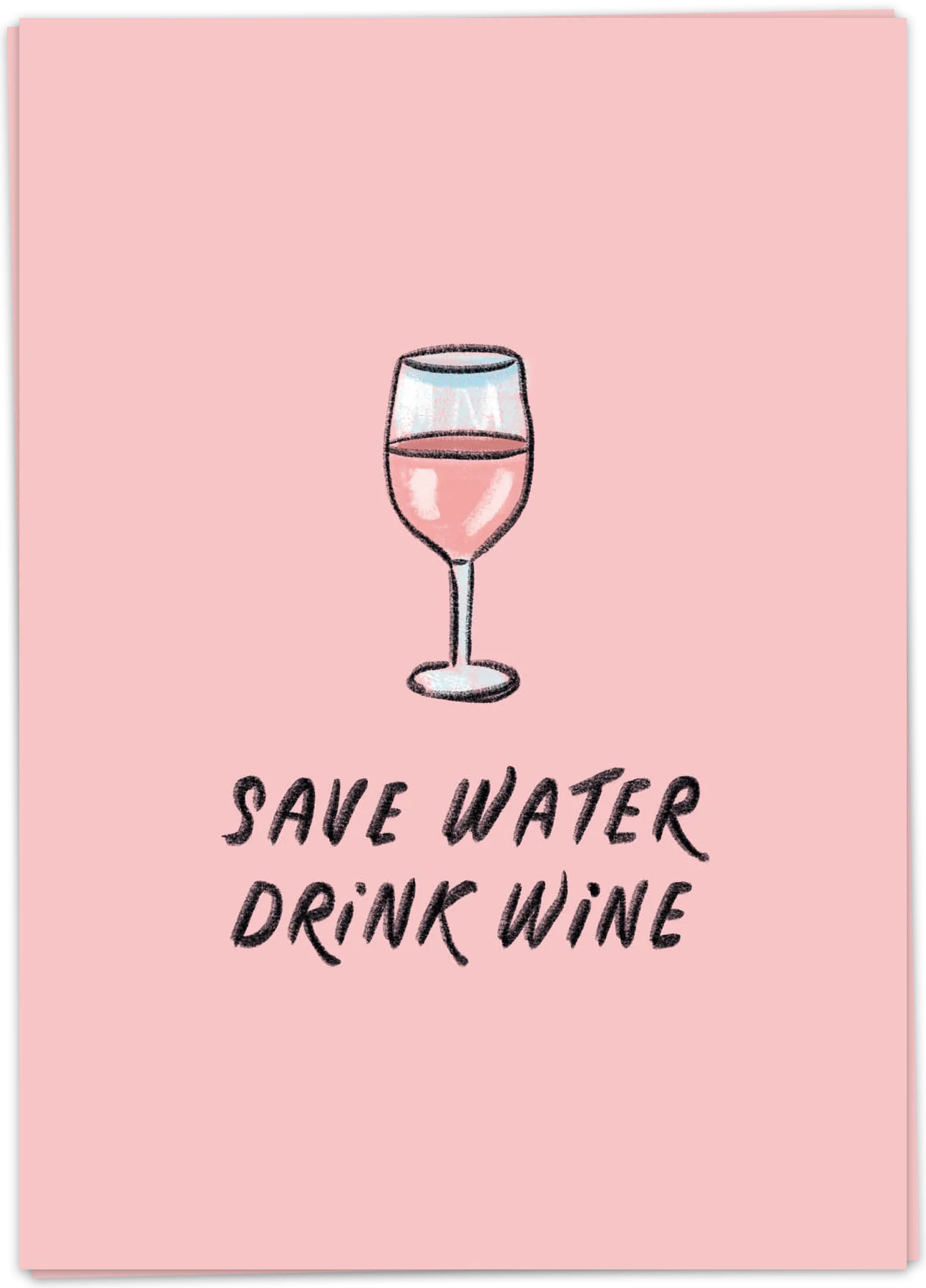 Save water - Kaart Blanche