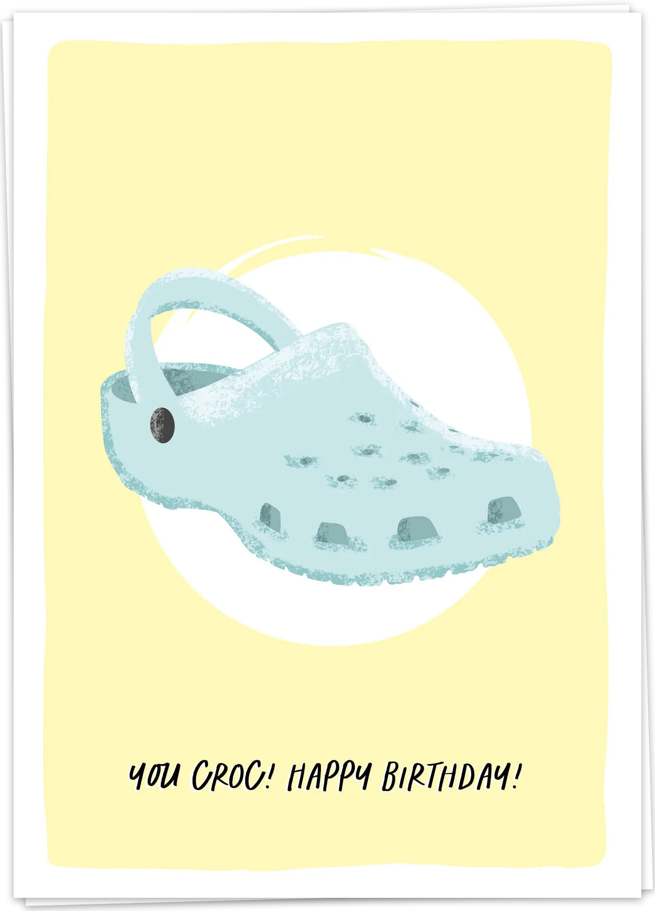 Croc birthday - Kaart Blanche