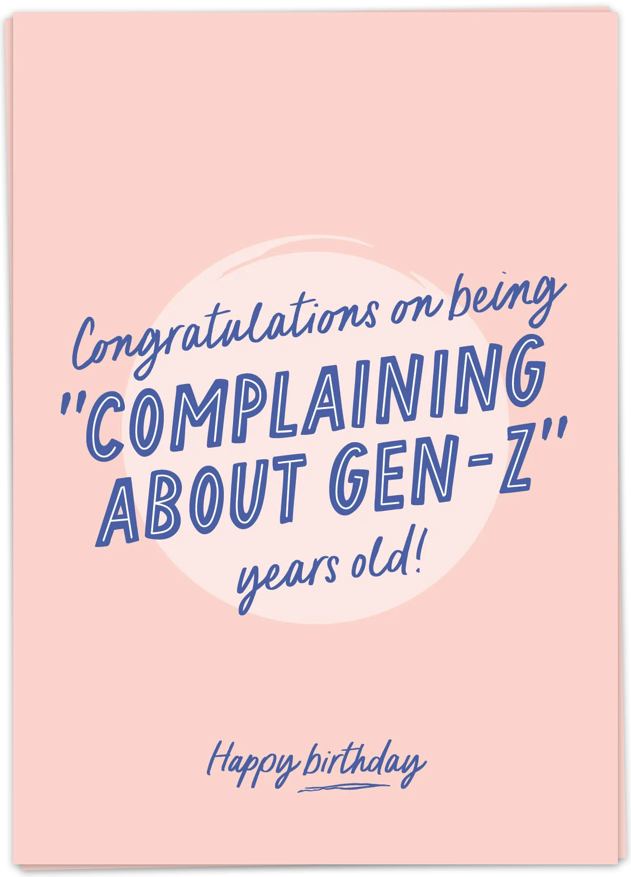 Gen Z birthday - Kaart Blanche