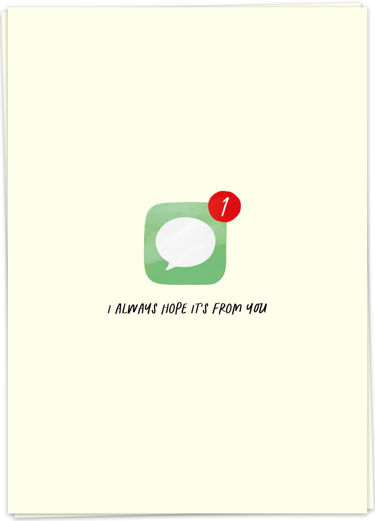 Message from you - Kaart Blanche