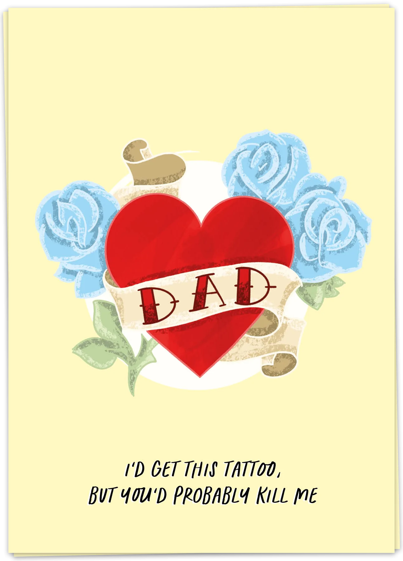 Dad tattoo - Kaart Blanche