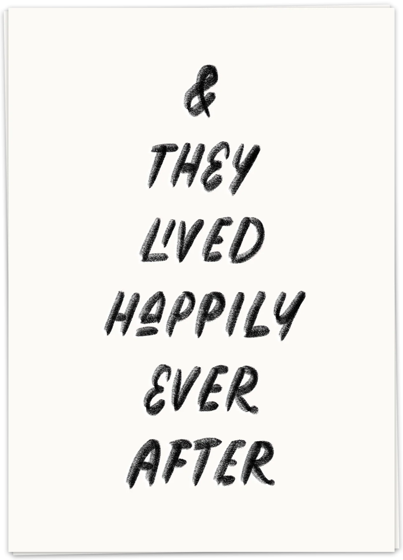 Happily ever after - Kaart Blanche