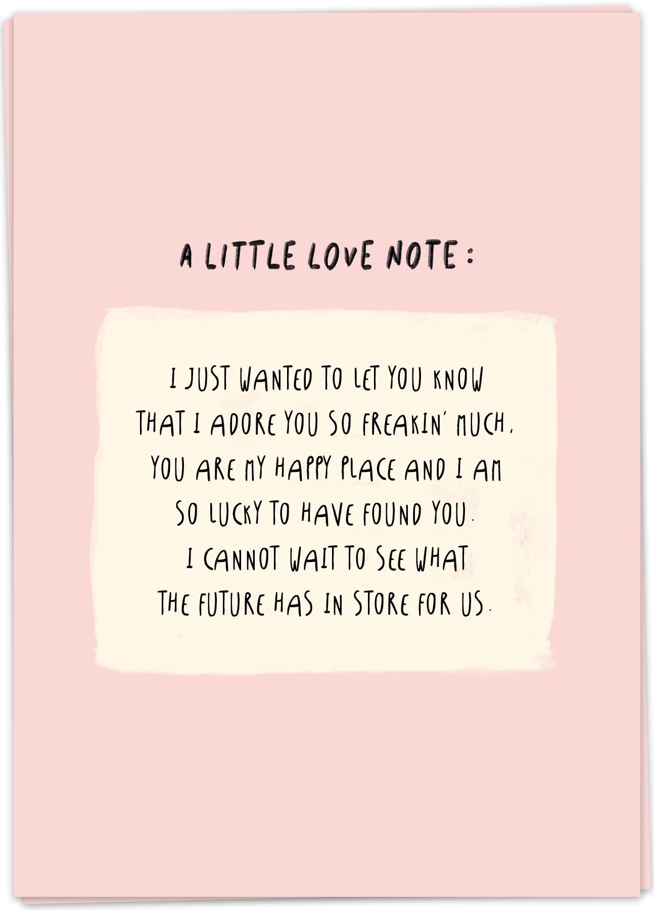 Love note - Kaart Blanche