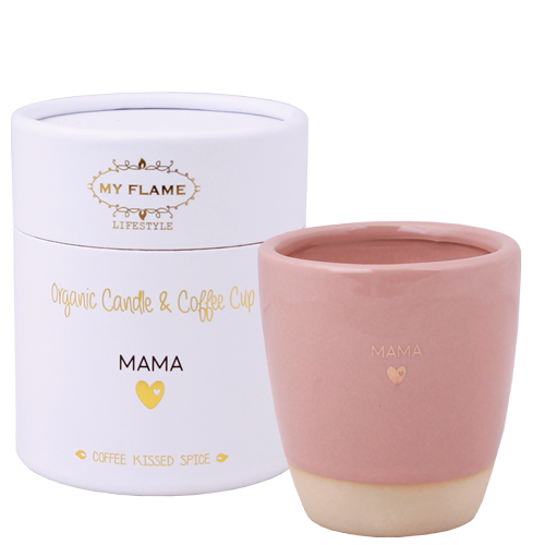 Geurkaars in koffiekop Mama