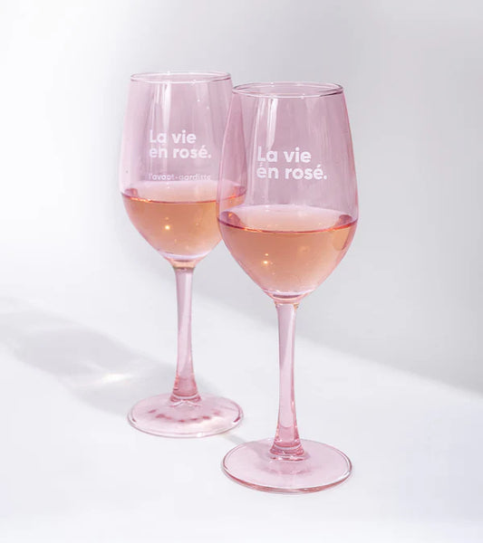 Wijnglazen La Vie en Rosé