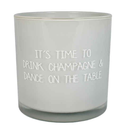 Geurkaars Time to drink champagne