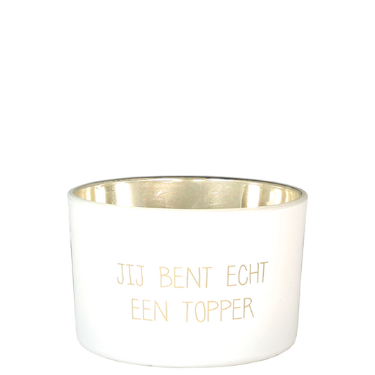 Geurkaars Jij bent echt een topper