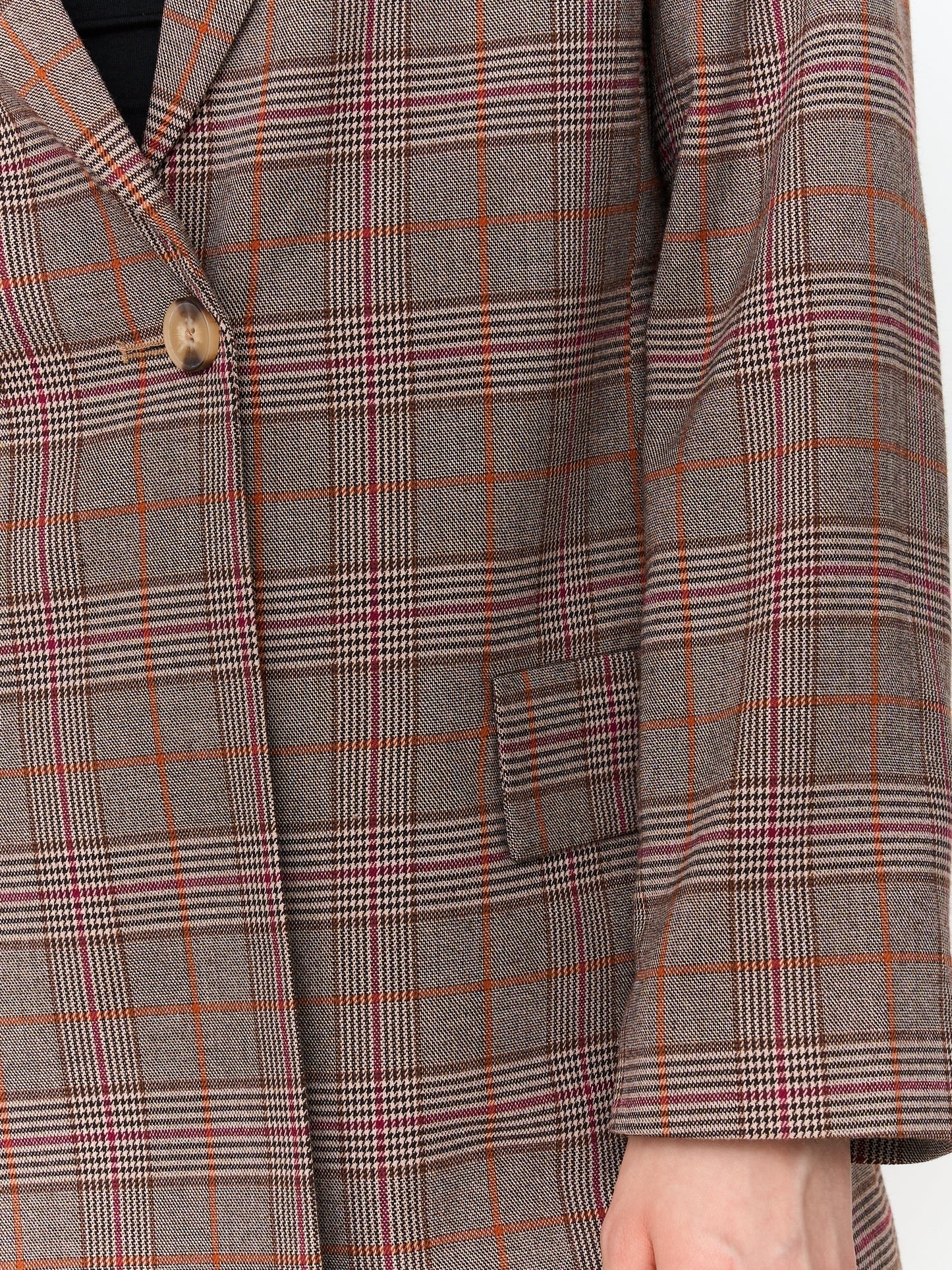 Geruite blazer