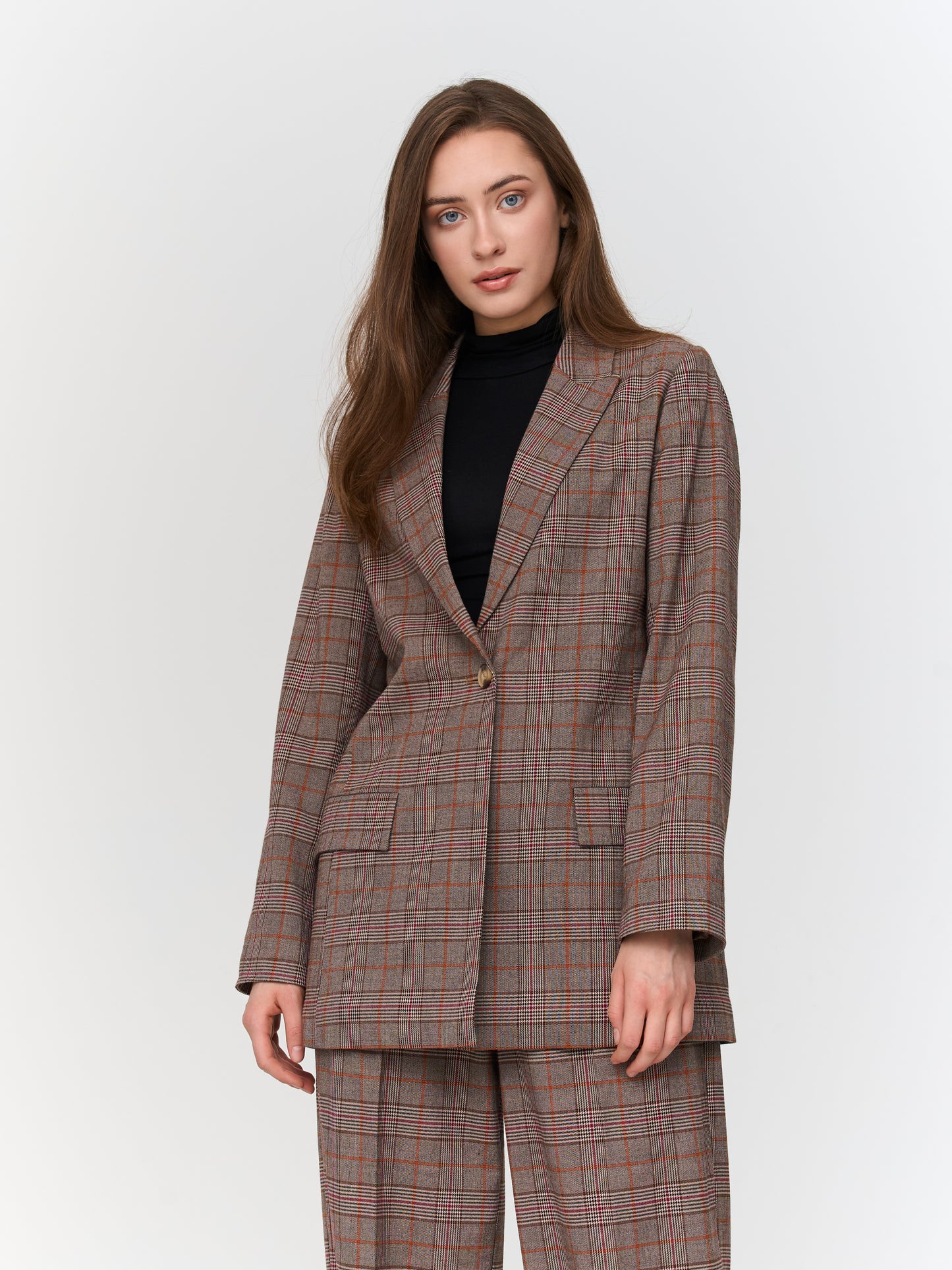Geruite blazer