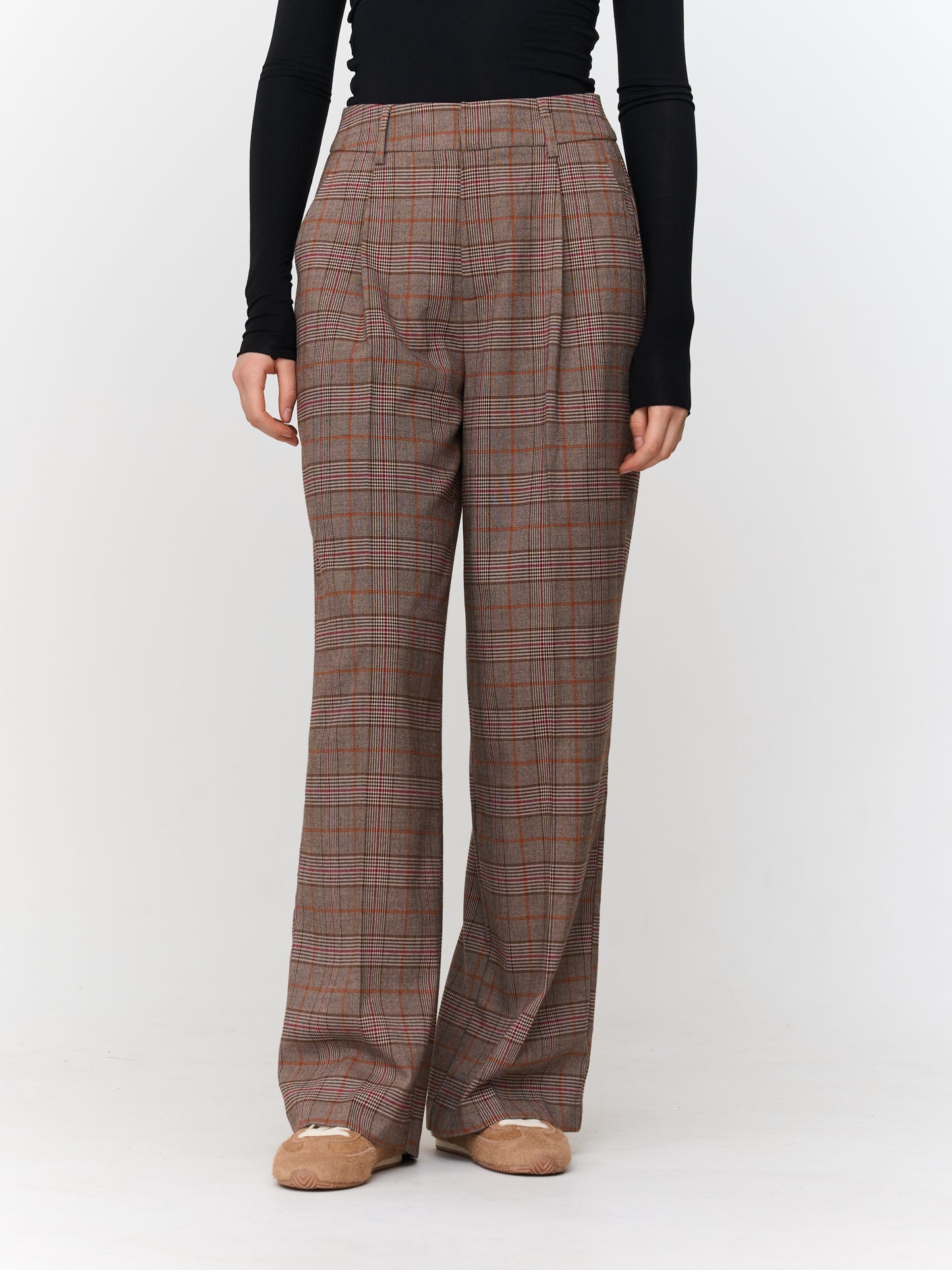 Geruite broek