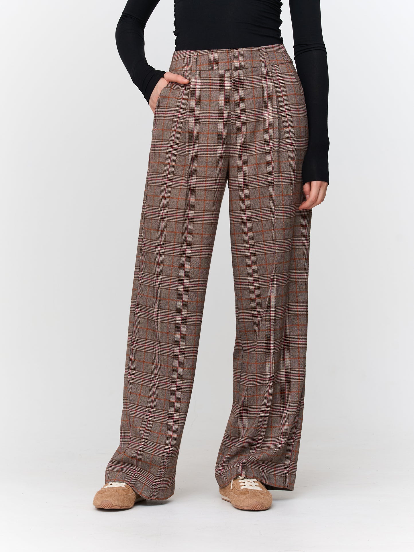 Geruite broek