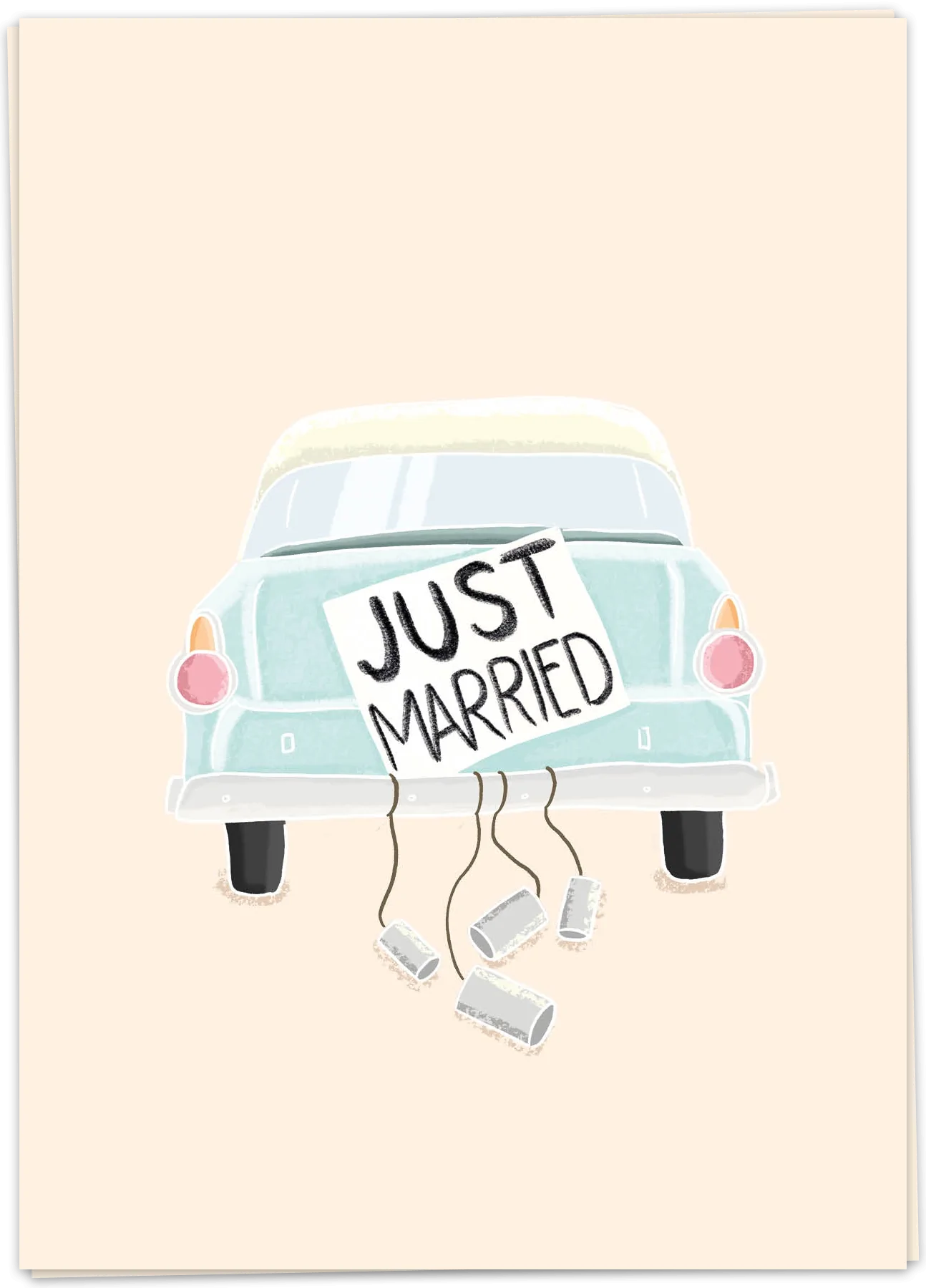 Just married - Kaart Blanche