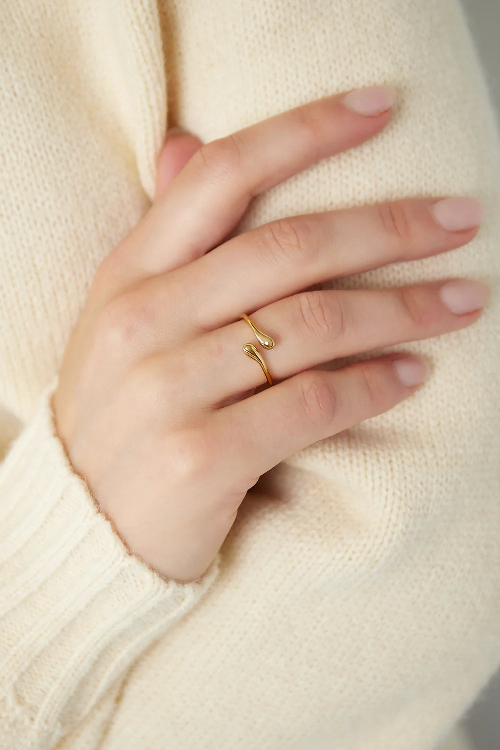 Ring Basic open goud