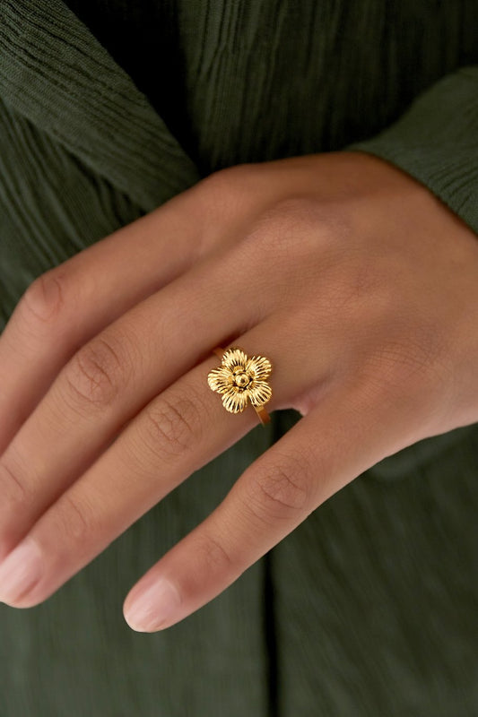 Ring Daisy goud