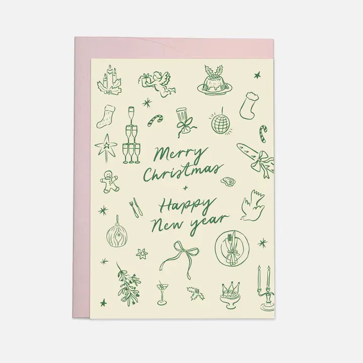 Merry Christmas, happy new year - Kaart Blanche