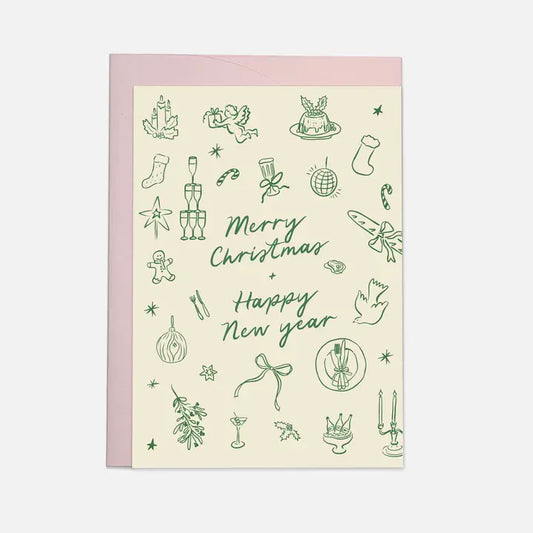 Merry Christmas, happy new year - Kaart Blanche