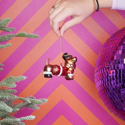 Kersthanger Teckel kerst