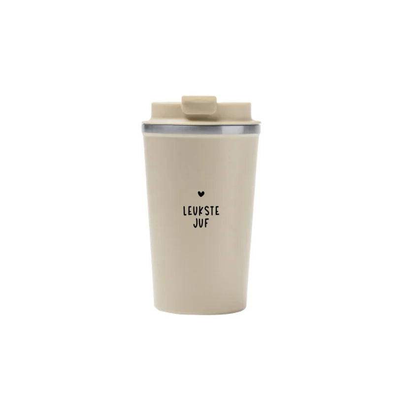 Koffiebeker Leukste juf