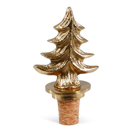 Wijnstop kerstboom goud