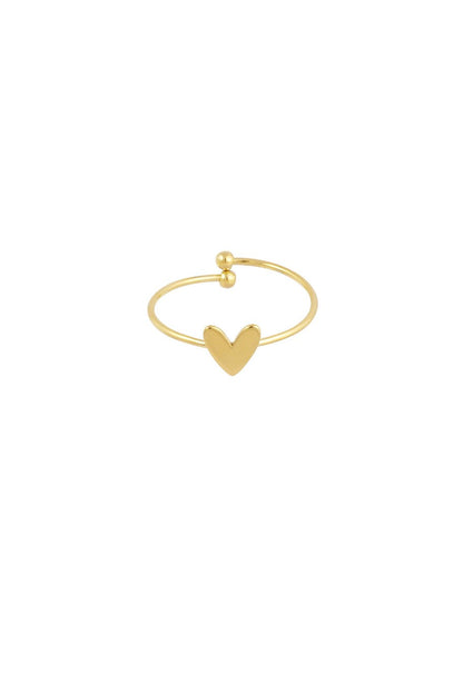 Ring Simple Love goud