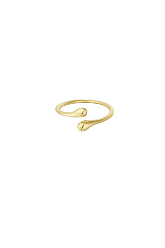 Ring Basic open goud