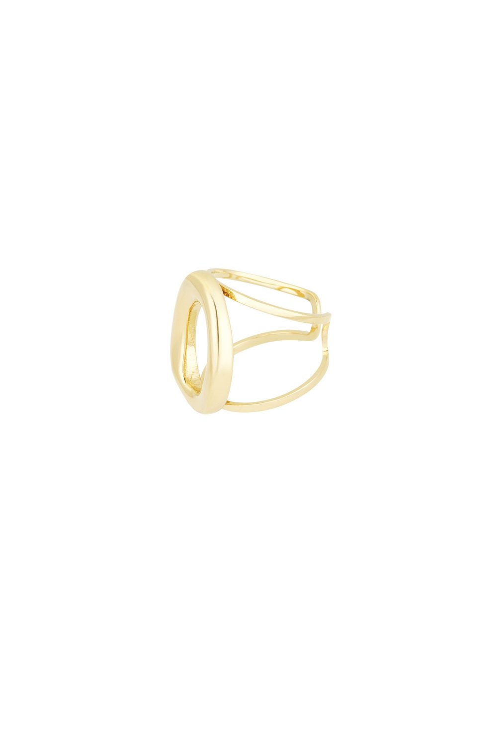 Ring Bold circle goud