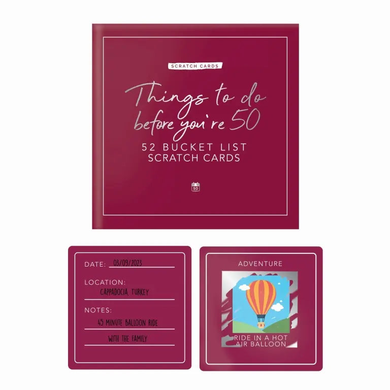 Things to do before you're 50