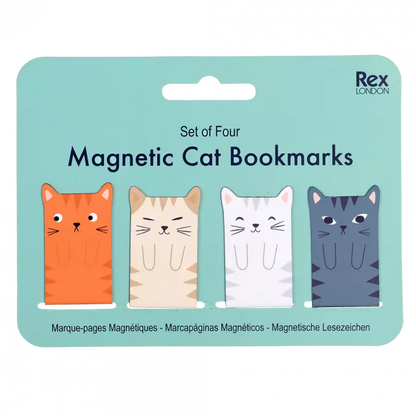 Magnetische boekenleggers kat