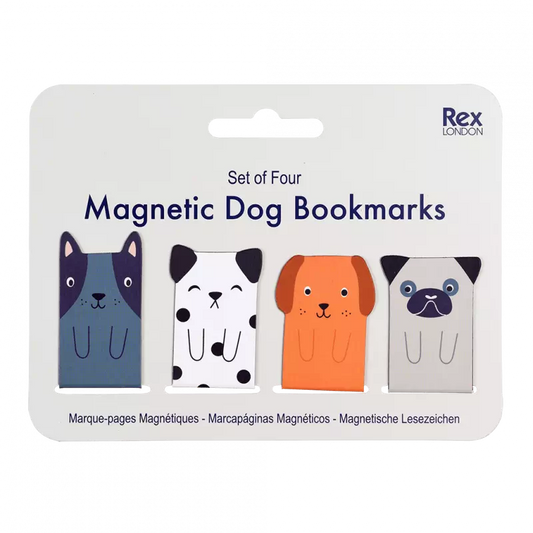 Magnetische boekenleggers hond