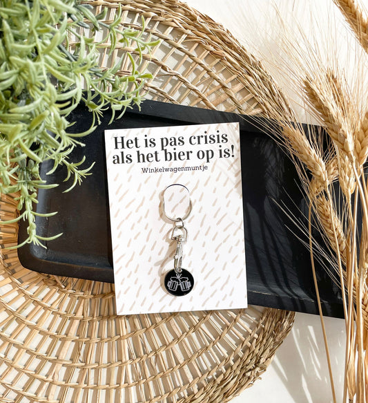 Winkelwagenmuntje Bier